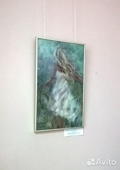 Интерьерная картина из шерсти 