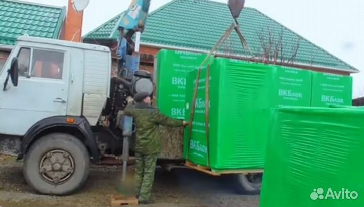 Газобетонные блоки от 7 кубов