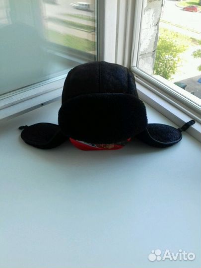 Натуральная мужская шапка ушанка