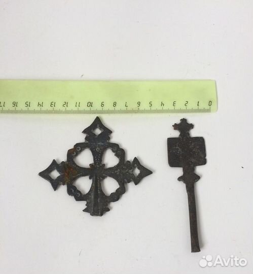 Старинный православный крест Эфиопия (сломан)
