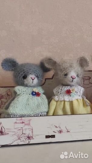 Вязанные мышки