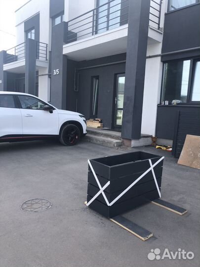 Кашпо для цветов из дерева