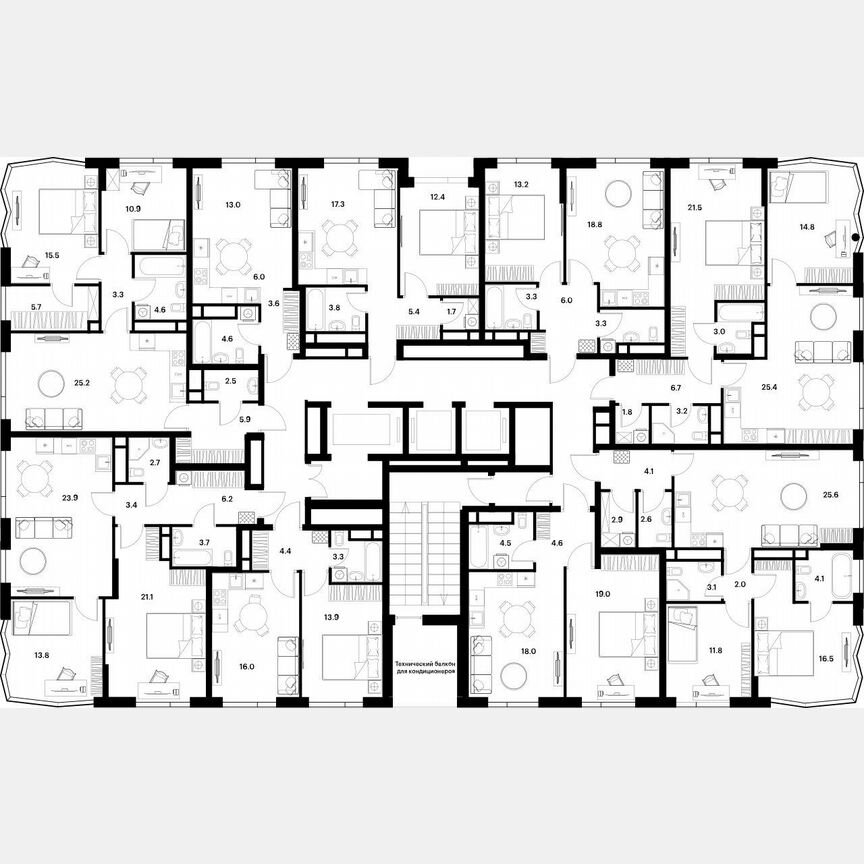 1-к. квартира, 40,6 м², 26/28 эт.
