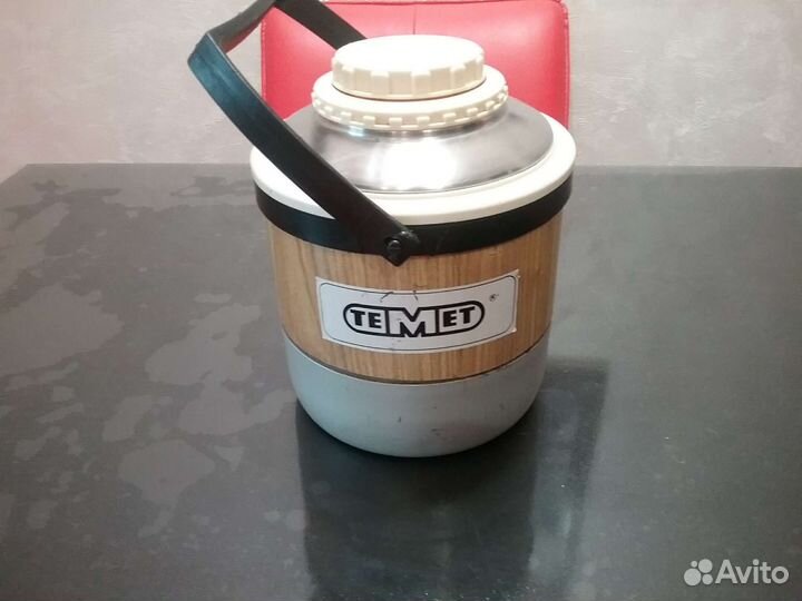 Термос temet на охоту/рыбалку, вид нового