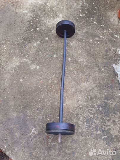 Штанга гриф блины бу