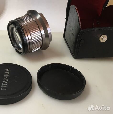 Titanium super wide macro lens 0.42XAF made IN JAP