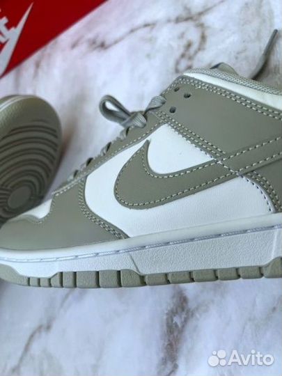 Nike dunk low fog grey (доставка free) оригинал