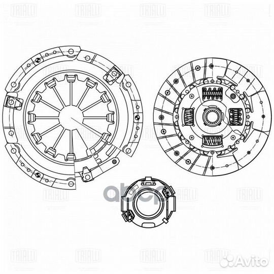 Сцепление в сборе для а/м Geely Emgrand EC7 (09