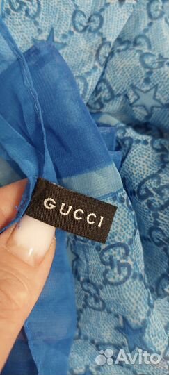 Шарф палантин gucci шёлк
