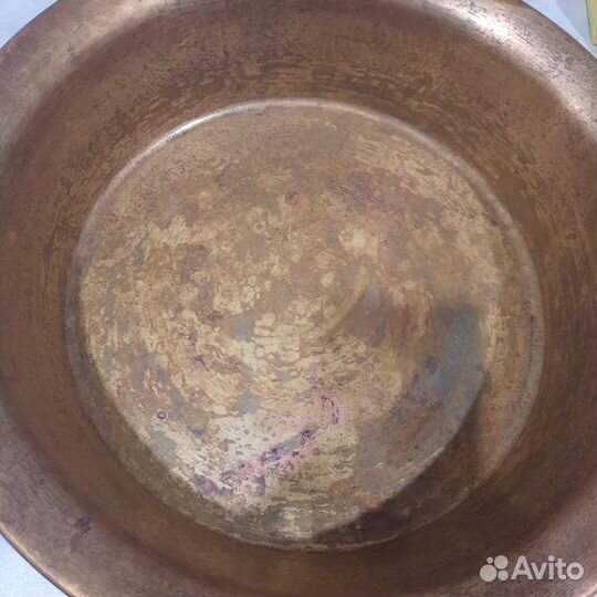 Латунный таз для варенья