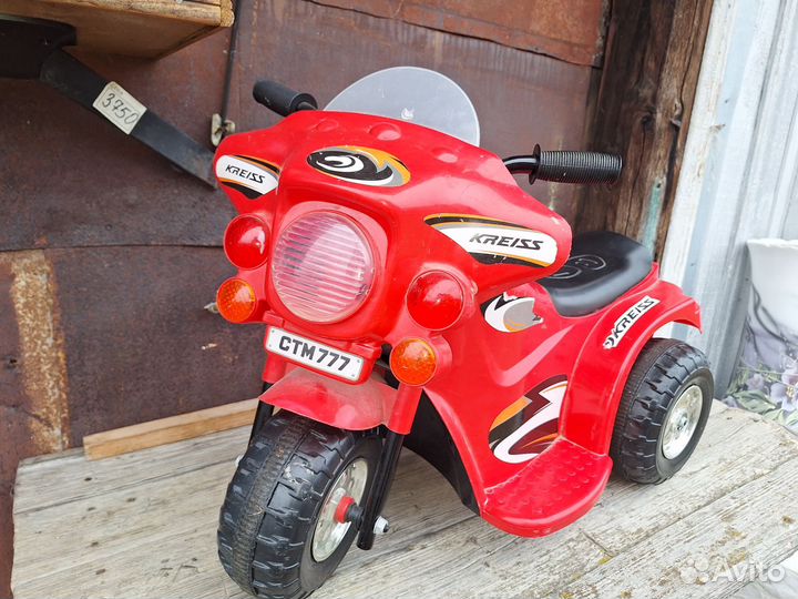 Детский мотоцикл на аккумуляторе бу