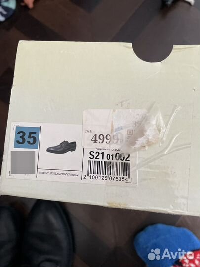 Туфли кожаные на мальчика 35 р
