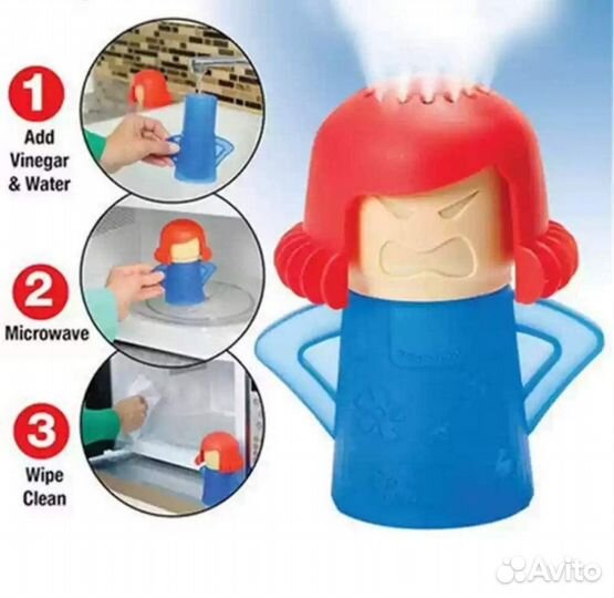 Средство (фигура)для чистки микроволновой печи