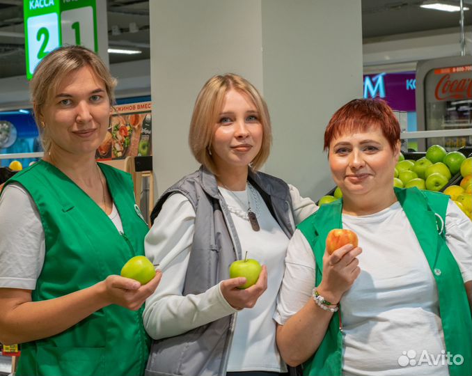 Продавец на выкладку