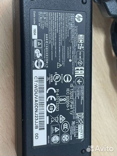 Блок питания HP 19.5V, 2.31A, 45W Оригинал
