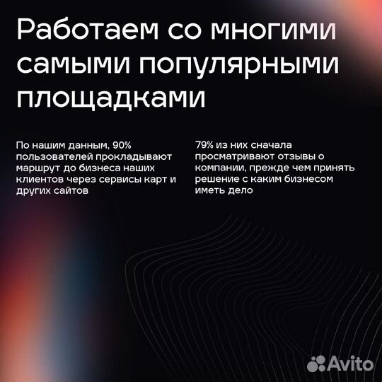 Работа с отзывами / управление репутацией