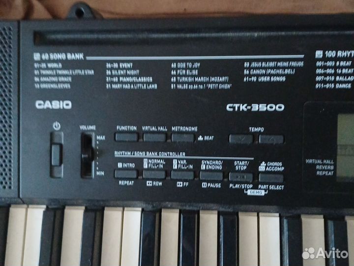Синтезатор Casio ctk 3500