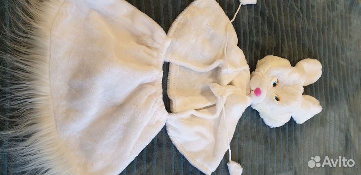 Костюм зайки для девочки 4-6 лет