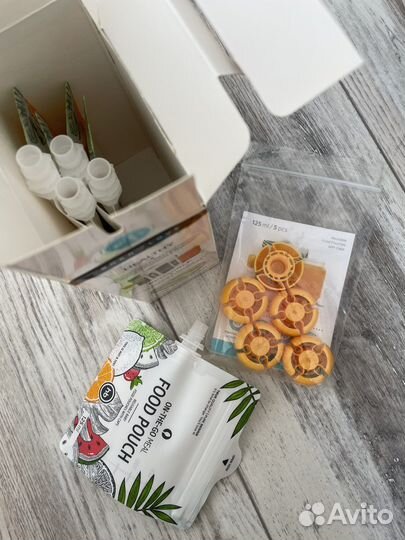 Многоразовые пакеты для детского питания hb