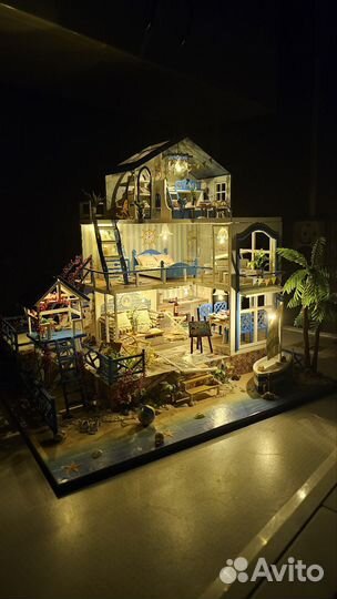 Домик кукольный румбокс собранный