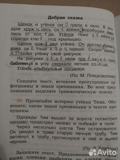 Русский язык. Дидактический материал. 4 класс