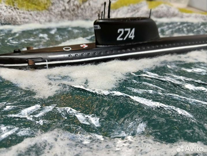 Диорама,подводная лодка