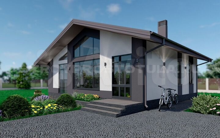 Дом 106 м² на участке 12 сот.