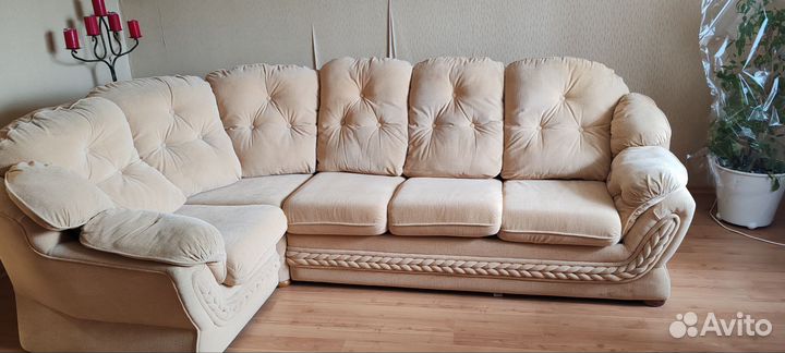 Диван бу и кресло
