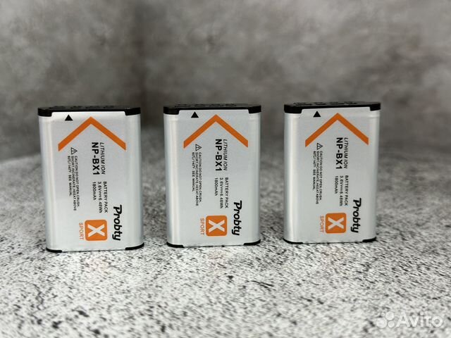 Аккумулятор для Sony X3000 NP-BX1 и др (3шт)