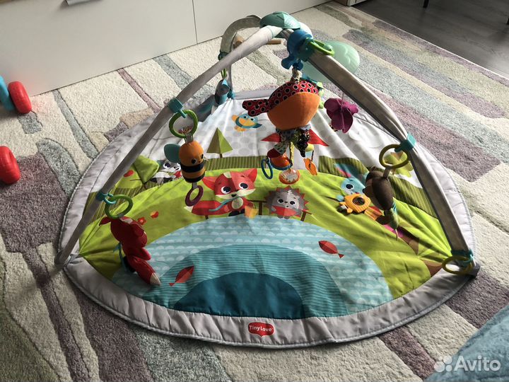 Развивающий коврик tiny love солнечная полянка