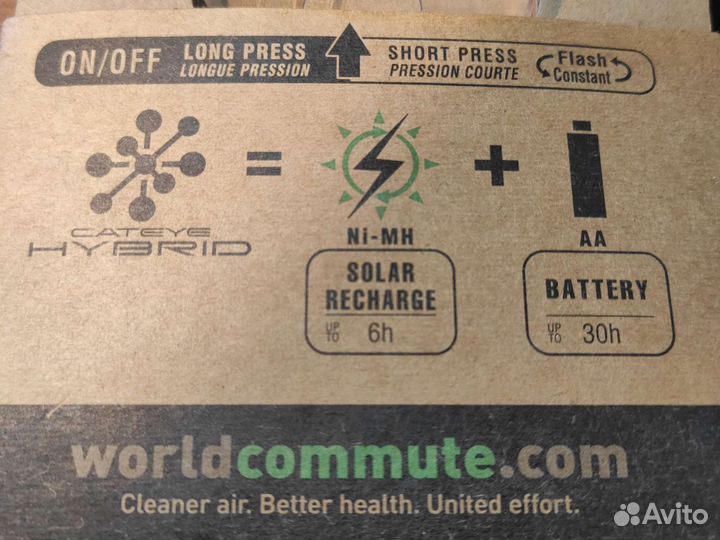 Фонарь велосипедный