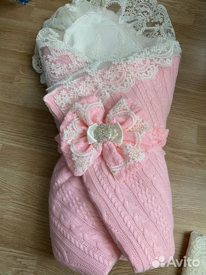 Конверт на выписку для девочки зима