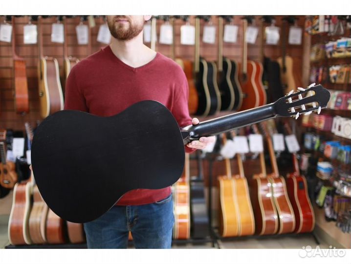 Flight C-100 BK 4/4 классическая гитара