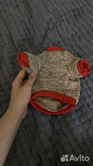 Толстовка для собак и кошек на флисе