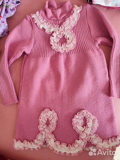 Вещи на девочку пакетом 86-98