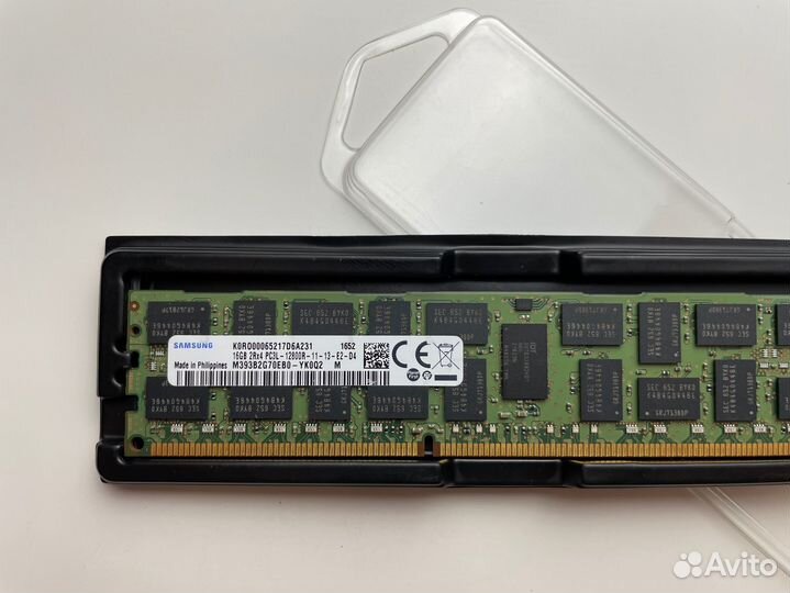 Серверная samsung 8GB DDR3 REG ECC 1600MHz