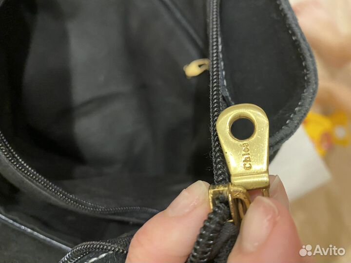 Сумка натуральная замша