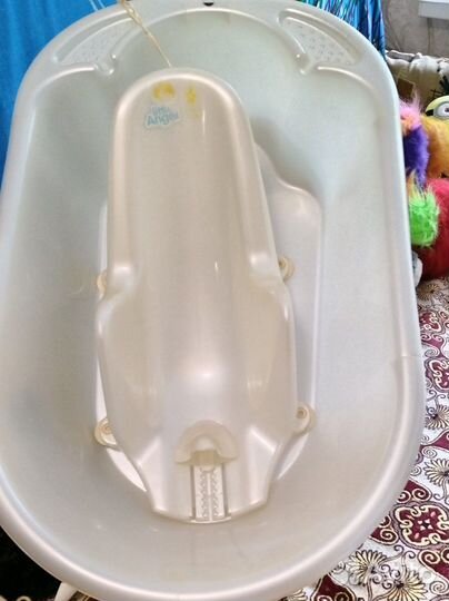 Детская ванночка для купания с горкой