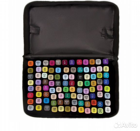 Маркеры для скетчинга двусторонние brauberg