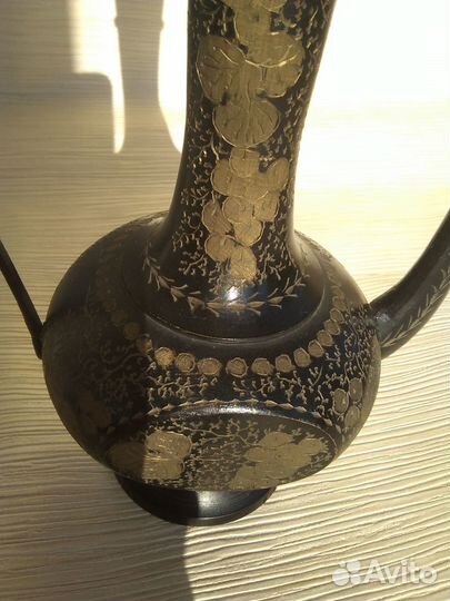 Индийская ваза,кувшин,кумган,чеканка,ручная работа