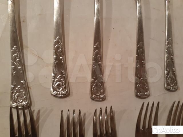 Столовый набор из мельхиора