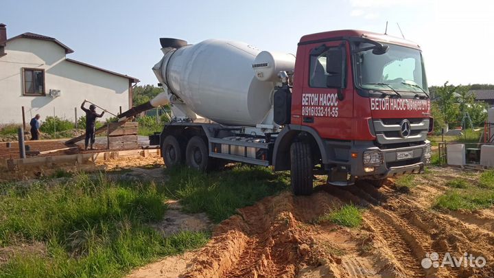 Бетон М100-м500 доставка миксер
