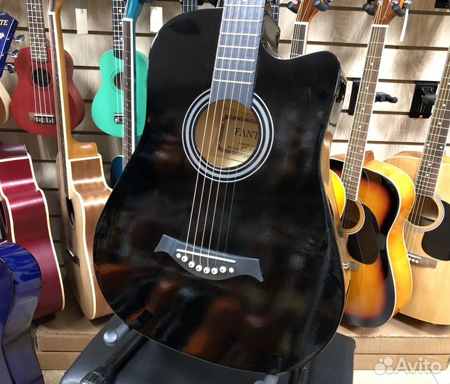 Гитара акустическая Fante FT-D38-BK