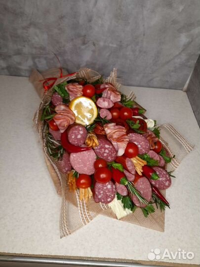 Мужской съедобный букет