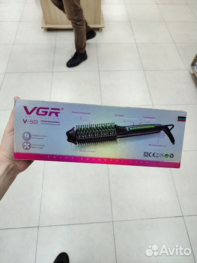 Расческа выпрямитель VGR V-503 для волос