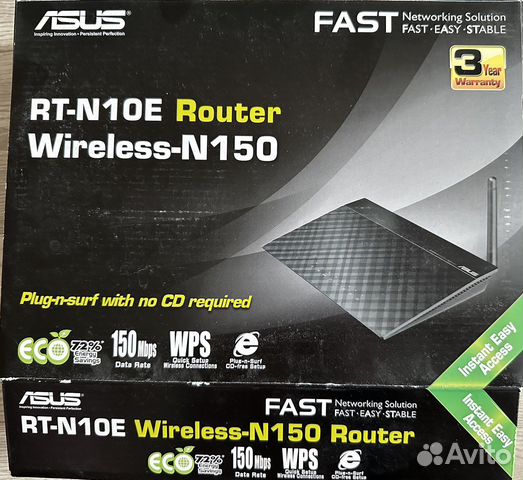 Wifi роутер Asus RT-N10E