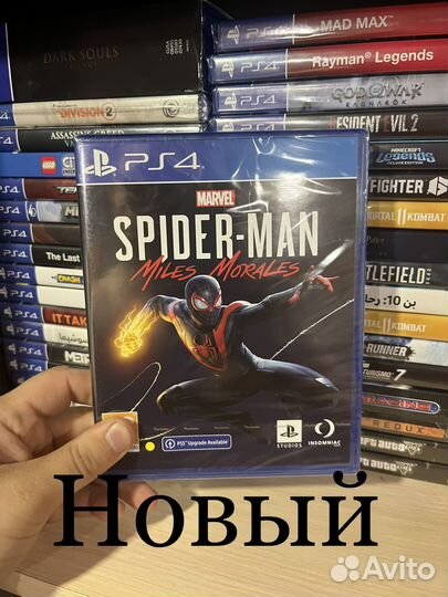 Spider man miles morales ps4 / новый/ обмен