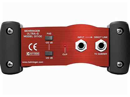 Новый GI100 Behringer F1102 активный директ-бокс