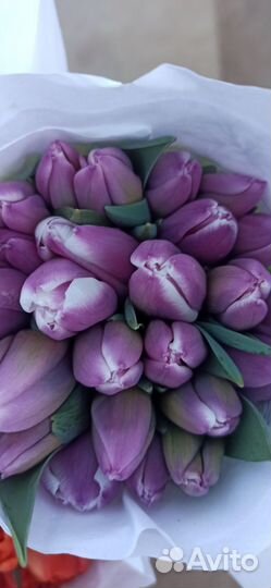 Букеты из тюльпанов