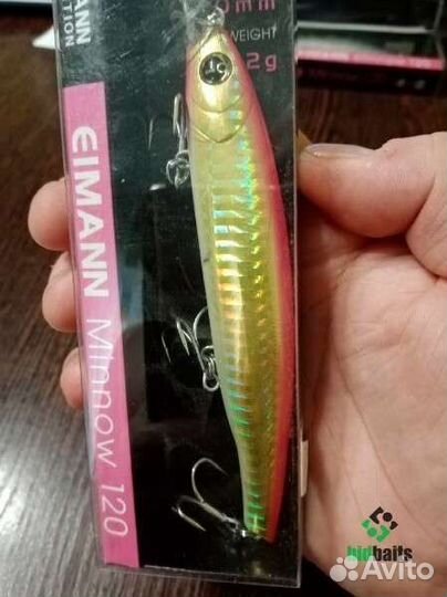 Воблеры Izumi Еimann Minnow 120. (22g 120mm)